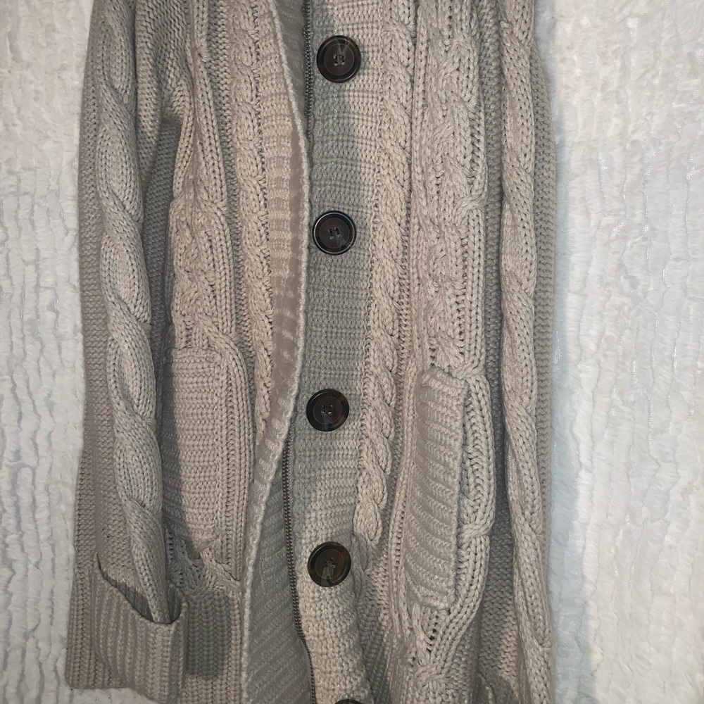 Cream cardigan